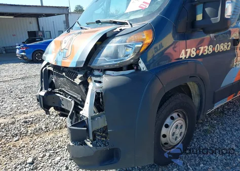 2021 Ram Promaster 2500 High Roof 159 Wb from USA, damaged, VIN 3C6LRVDG2ME555527